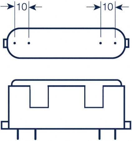 Kompaktlysrör PL-F 4-stift 2G10