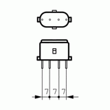 Kompaktlysrör PL-S/E 4-stift 2G7