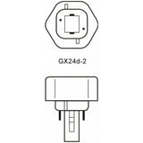 Kompaktlysrör PL-T 2-stift GX24d