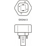 Kompaktlysrör PL-T 2-stift GX24d