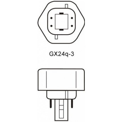 LED KOMPAKTLYSRÖR GX24q