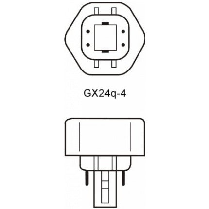 LED KOMPAKTLYSRÖR GX24q